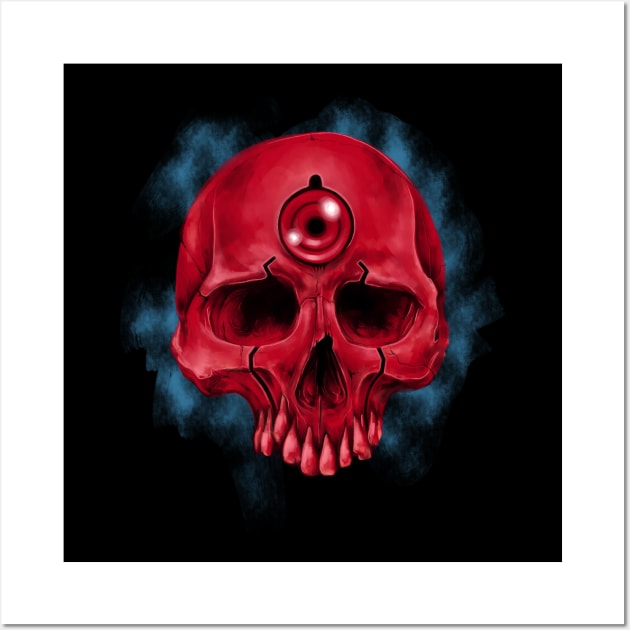 Skull #Arelarts Wall Art by ArelArts